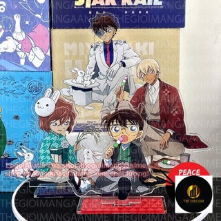 (THỎ DANGO) Mô hình Standee DETECTIVE CONAN tượng Thám tử lừng danh acrylic anime mica chibi trưng bày xinh xắn