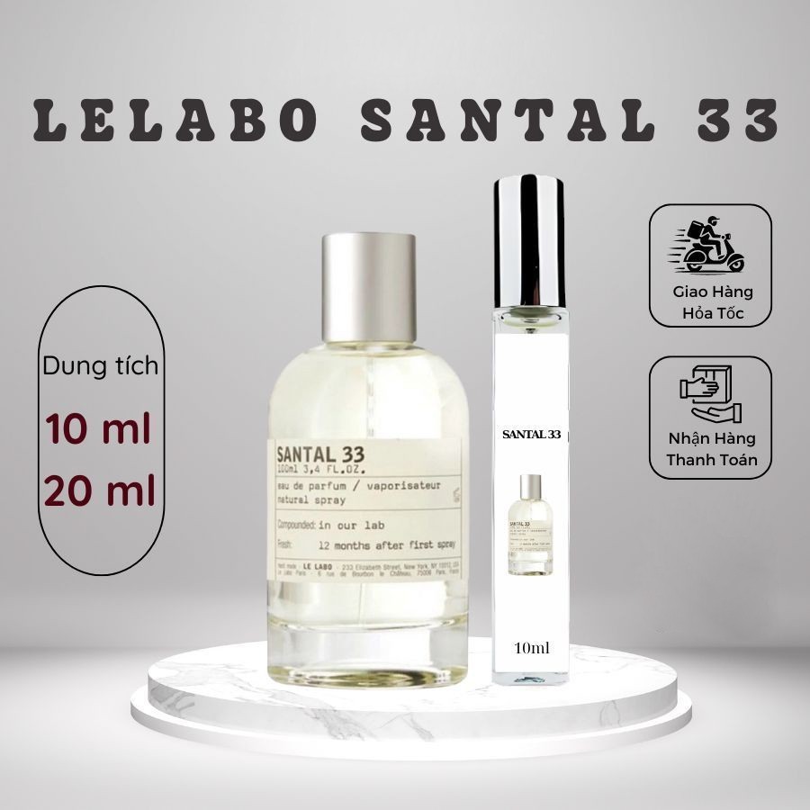 Ảnh Nước hoa nam nữ Another 13 / Rose 31 / Santa 33 chai chiết 10ml phong cách Sang trọng - Perfume 4