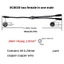 Dây nguồn GODD 14AWG DC8 0x2 0mm 1 Nam đến 2 Nữ để sạc bảng điều khiển năng lượng mặt trời