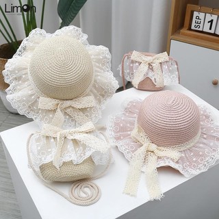 Mũ Cói Đi Biển Chống Nắng Thoáng Khí Thời Trang Mùa Hè Dành Cho Bé