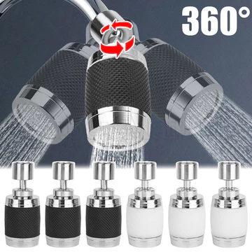 [Nổi bật] 360° Vòi Lọc Xoay - Bộ Mở Rộng Vòi Phun Vòi - Đầu Lọc Lưu Lượng Nước - Bộ Khuếch Tán Tiết Kiệm Nước - Bộ Lọc Lọc Vòi Nước - Chống Bắn, Có Thể Điều Chỉnh
