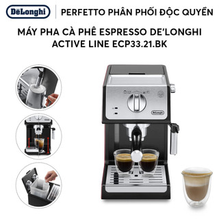 Máy pha cà phê espresso DeLonghi Active Line ECP33.21 (BK) - Màu đen |HỎA TỐC 2H HCM|