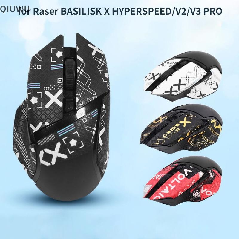 Miếng Dán Chuột QIUWU Cho Basilisk V2 / V3 Viper Ultimate Viper DeathAdder V2 Viper Mouse Miếng Dán Chống Trơn Trượt.