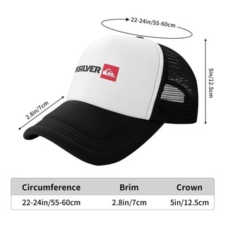 2024 Thời Trang Quiksilver Unisex Ván Trượt Lướt Sóng Thời Trang Hip Hop Nam Nữ Bóng Chày Trucker Lưới Mũ