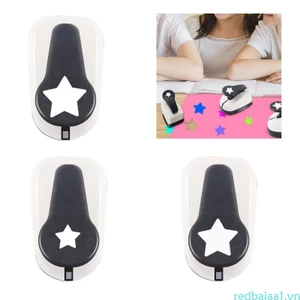 Redbaiaa1 Năm Cánh Ngôi Sao Lỗ Đục Lỗ Đơn Lỗ Bấm Giấy Cho DIY Làm Thẻ Sổ Lưu Niệm Nghệ Thuật Album Ảnh