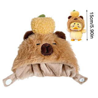 Đáng Yêu Búp Bê Nhồi Bông Mũ Thời Trang Hoạt Hình Capybara Mềm Mại Sang Trọng Búp Bê Mũ
