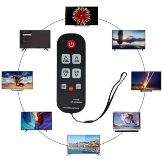 Điều khiển từ xa học tập chống nước đa năng A-TV10 mới cho tất cả các thương hiệu TV W Nút lớn