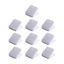 SA 10 Chiếc Vuông Kẹp Giấy Acrylic Kẹp Giấy Tập Tin Tổ Chức Kẹp Cho Túi Thủ Công Tài Liệu Biên Nhận Tổ Chức Ảnh