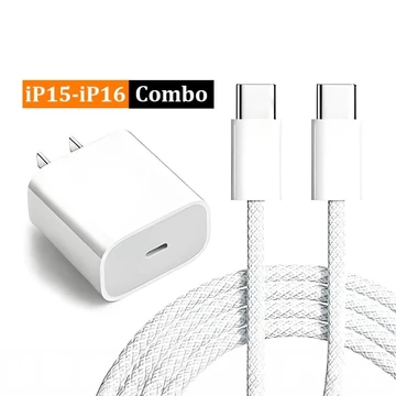 【lP(15/16)C TO C Bộ sạc nhanh】Củ sạc nhanh PD30+Dây sạc nhanh 1M/1.5M/2MUSB-C to Type C cáp sạc，Sạc nhanh nhiệt độ thấp