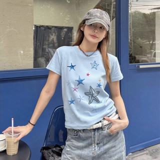 áo baby tee ôm body Xanh tím than style hàn quốc đồ girl phố Eleclassm áo thun local brand