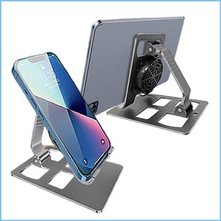 Giá đỡ điện thoại di động để bàn có thể gập lại EZ có quạt làm mát Giá đỡ điện thoại tản nhiệt