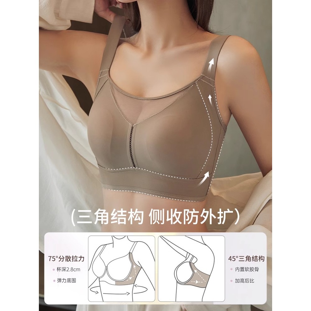 Áo Ngực Có Thể Thu Vào, Kích Thước Lớn, Không Vòng Thép, Chống Chảy Xệ, Dành Cho Vận Động Nhẹ Nhàng