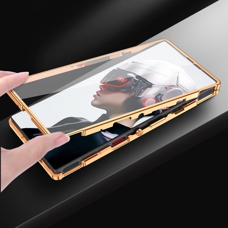 360 Full Case Cho Red Magic 11 10 9 8 Pro Plus Ốp Lưng Kính Cường Lực Da Cho Nubia RedMagic 10S Pro Vỏ Bảo Vệ Hai Mặt