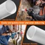 FUHUIOT PVC Deburring Tool, Hoạt động thoải mái Công cụ vát ống vát hiệu quả, 2 trong 1 Smooth và Liền mạch Loại bỏ ống Burrs Hợp kim nhôm Dụng cụ ống nước làm việc
