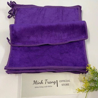 GIÁ RẺ Khăn đa năng 25x25làm nail làm móng lau ô tô bàn kính (hình vuông có móc treo) Sợi microfiber