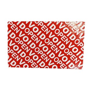 Băng dính nhãn chống thất lạc 50M Bảo hành an ninh Bảo hành độ nhớt cao Nhãn dán Void Băng niêm phong Nhãn cung cấp