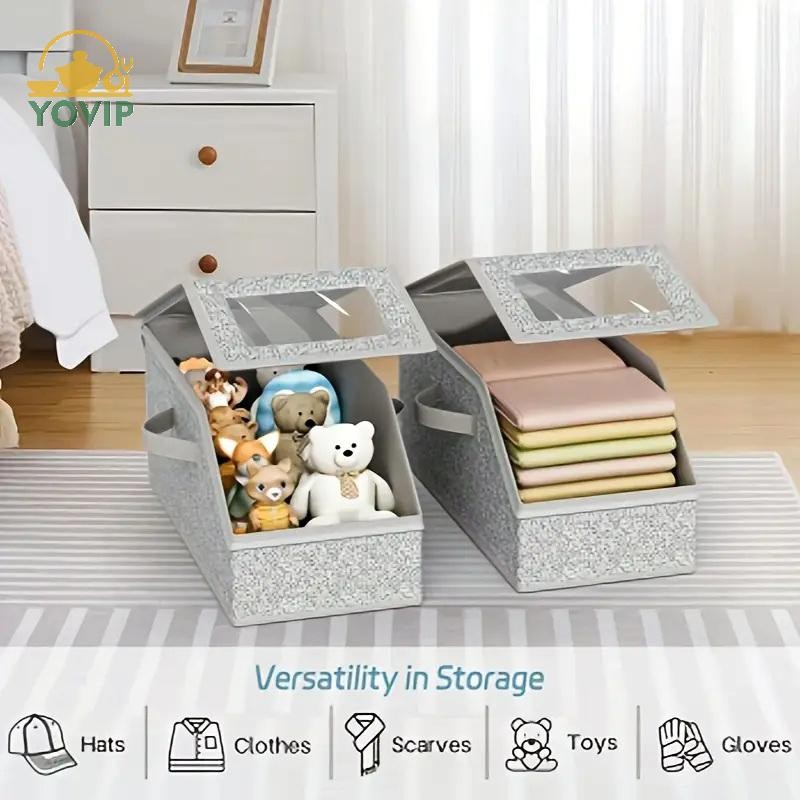 Hộp đựng mũ YOVIP, Giá đỡ mũ, Dung tích lớn, Bảo quản tủ quần áo, Thích hợp để sử dụng tại nhà, Tổ chức tủ quần áo và lưu trữ VN