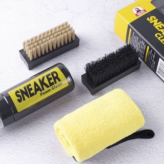 150ML Giày Cleaner Bọt Khô Bộ Làm Sạch Không Nước Sneaker Cleaner Có Bàn Chải Và Vải Cho Giày Trắng Da Lộn Bốt
