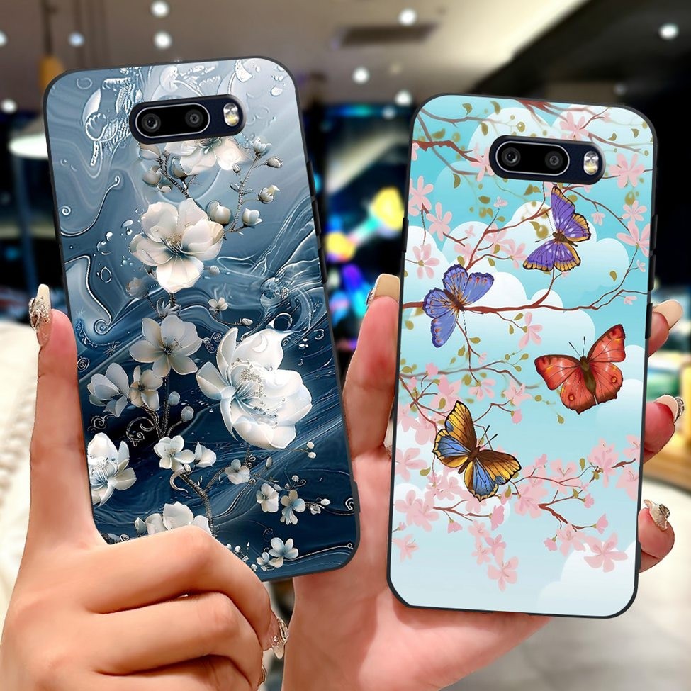 Ốp lưng LG V50S ThinQ 5G LM-V510N Silicon Thẩm Mỹ Mèo Dễ Thương Thời Trang Hoa Sơn Ốp lưng LG V50S ThinQ