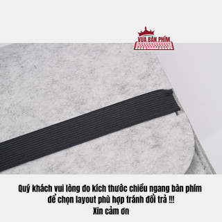[COD] Túi Đựng Bàn Phím Cơ 60% / 87% / 104% – Gọn Nhẹ, Đựng Gọn Trong Balo