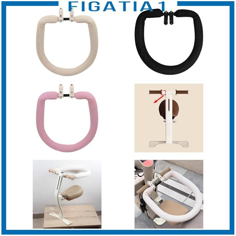 Ghế ngồi xe đạp trẻ em có tay vịn và cấu trúc kín hoàn toàn, hỗ trợ ổn định, chống trượt