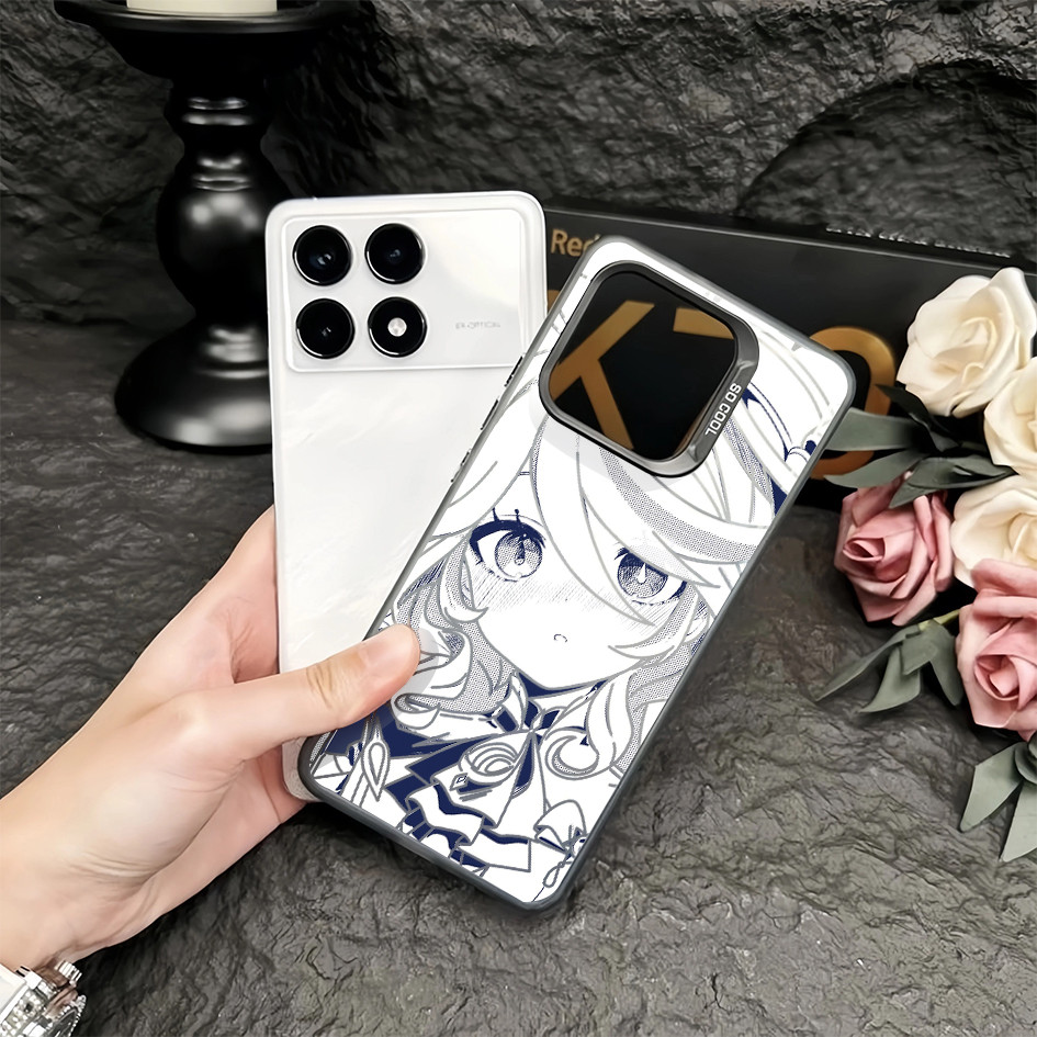Ốp điện thoại cứng "Genshin Impact" Furina MIKO cho POCO X8 Pro X7 Pro X6 F7 F6 Pro F5 Redmi K70 Pro K80 Turbo 5 Max Turbo 4 / 3 Redmi Note 14 Pro 13 Xiaomi 15T 14 Vỏ POCO chống sốc