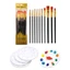 Treeling 10 Chiếc Nghệ Sĩ Paintbrush Bàn Chải Acrylic Bàn Chải Sơn Cho Tranh Màu Nước