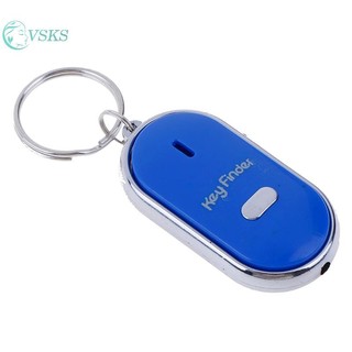 Chenlongshang Xanh Chống Mất Chìa Khóa Tìm Định Vị Móc Khóa Còi Tiếng bíp Báo Động Âm Thanh Đèn LED EN