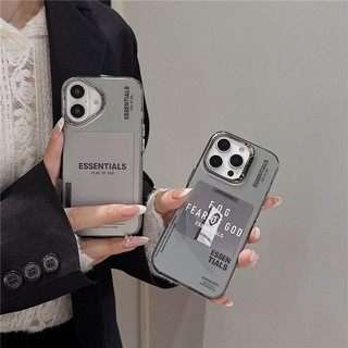 Essentials Fear of god Vỏ điện thoại minh họa kinh doanh cho iPhone 17 16 15 14 13 Pro Max 17ProMax