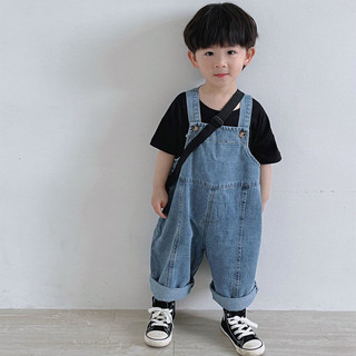 Mùa Xuân Phong Cách Mới Trẻ Em Quần Lót Denim Phiên Bản Hàn Quốc Bé Trai Bé Gái Quần Jean Rời Cho Bé Quần Dài