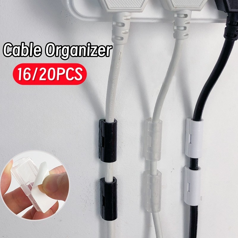 Dây Tổ Chức Kẹp Không Khoan Lắp Đặt Cáp Cố Định Kẹp Văn Phòng Deak Phụ Kiện Dây