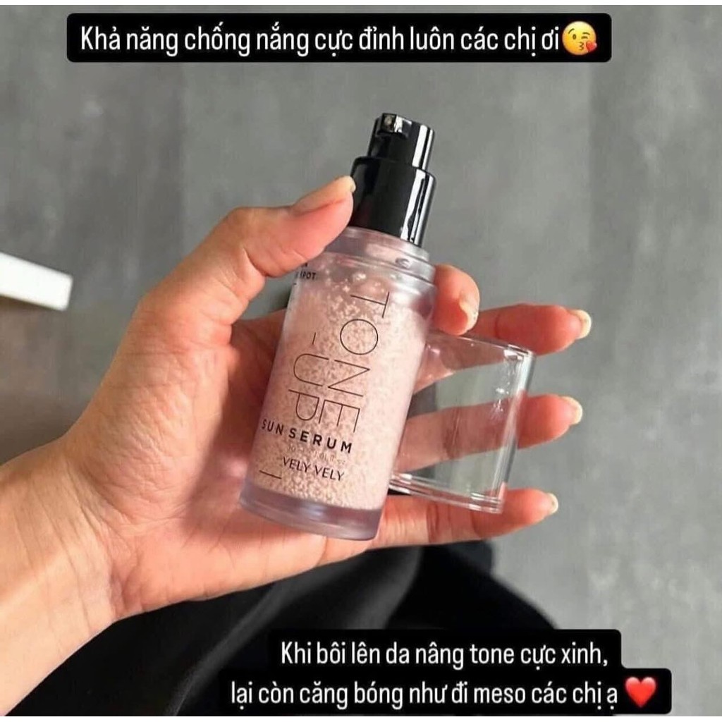 TINH CHẤT CHỐNG NẮNG VELY VELY 30ML
