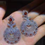 Hàn Quốc Bông tai khí chất thanh lịch Zircon sang trọng tinh tế Hàn Quốc Bán buôn