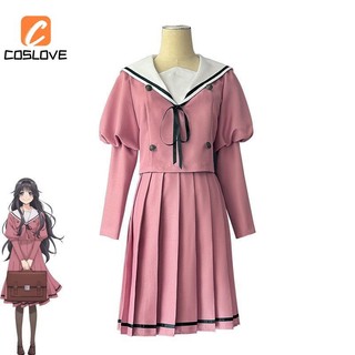 Quần áo cosplay trọn bộ Kaoruhana Waguri Kaoruko phong cách anime, đồng phục JK, phù hợp mùa hè