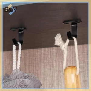 B & N 5 Móc trần gắn vít bằng thép không gỉ, Khăn dưới lớp, Móc treo hạng nặng cho nhà để xe tủ phòng tắm.