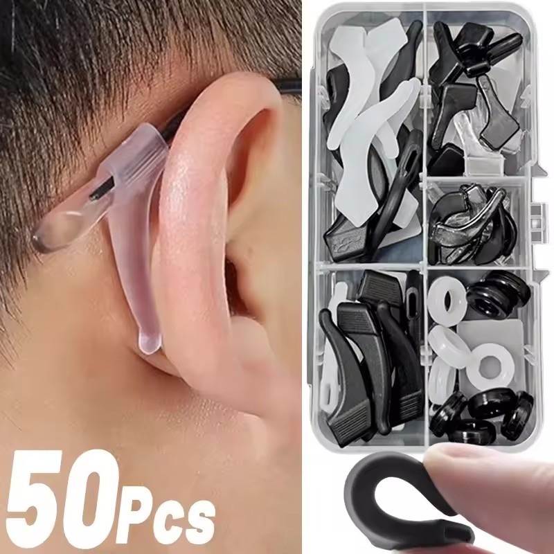Dây cố định kính silicone chống trượt - Phụ kiện đa năng cho kính mắt - mềm mại và co giãn, phù hợp nam nữ