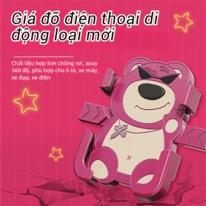 giá đỡ điện thoại xe máy Xoay 360 độ, Đế chống sốc bằng hợp kim, Thích hợp cho ô tô, xe đạp, Giá đỡ điện thoại xe máy đa năng