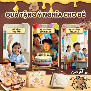 Hộp Quà Văn Phòng Phẩm Cho Bé - Set Học Tập Đáng Yêu, Hoạt Hình Ngộ Nghĩnh, Giúp Con Yêu Thích Đi Học