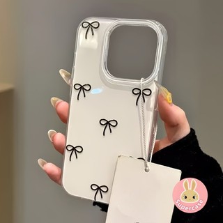 Ốp Điện Thoại Nơ Đen Dễ Thương Cho OPPO Find X9 X8 X6 X5 Pro X7 Ultra X8s Plus X3 Lite Reno 6 6Z 5 Pro 5K 5Z 5F 4 Lite 4F Z K F Vỏ Grace Cream Trắng Chống Rơi Mềm Nắp lưng