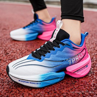 Giày chạy bộ thể thao ngoài trời carbon, chống trơn trượt cho marathon, phù hợp nam nữ