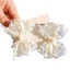 OXXGGKAO Đáng Yêu Ren Cắt Tóc Nơ Kẹp Tóc Cho Trẻ Sơ Sinh Thoải Mái Cho Bé Phụ Kiện Tóc Slip Grip Handmade Barr