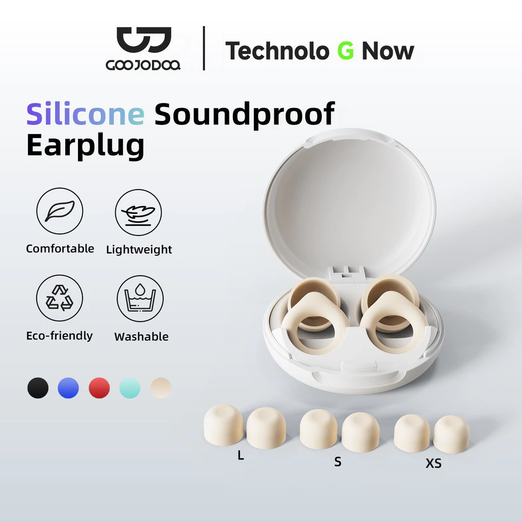 Nút tai khử tiếng ồn GOOJODOQ 24dB silicon siêu mềm
