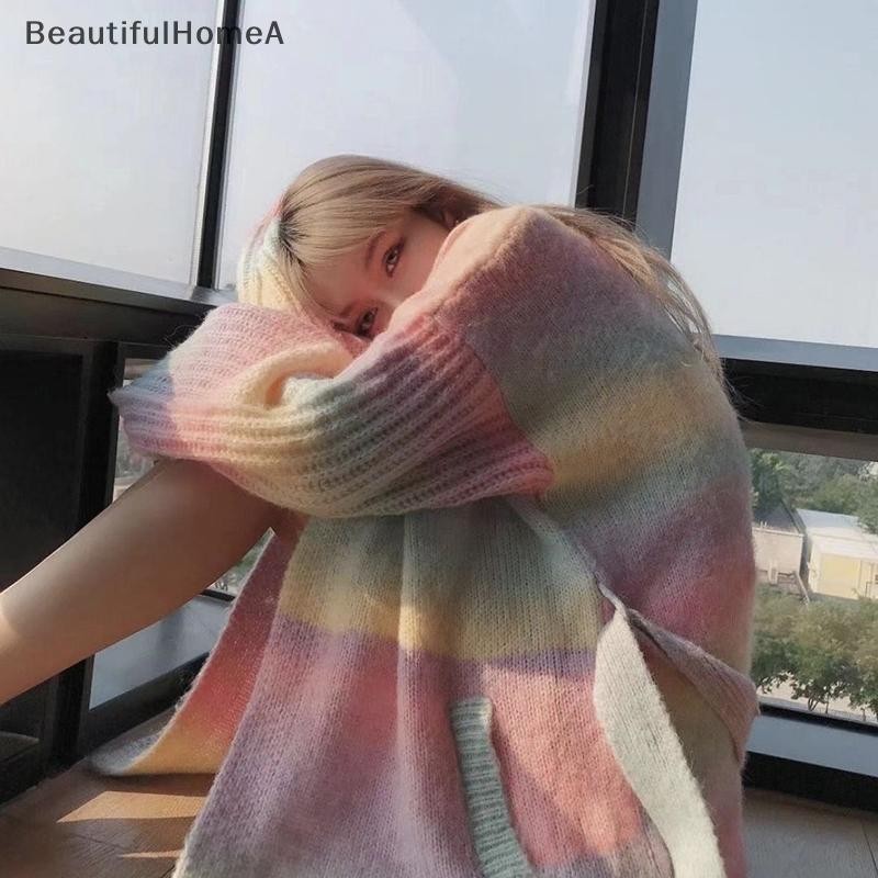 BeautifulHomeA Gradient Nhiều Màu Sắc Mohair Sợi Cầu Vồng 165 Mét Sợi Mềm Dệt Tay Cho Đan Móc Áo Len Áo Khoác VN