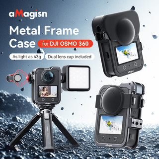 Dành Cho DJI OSMO 360 Phát Hành Nhanh Kim Loại Thỏ Lồng DJI Khung Bảo Vệ Toàn Cảnh Phụ Kiện Camera Thể Thao