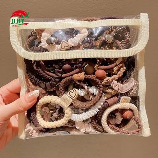 Đai buộc tóc cao độ đàn hồi tốt, bền, dành cho đuôi ngựa, bộ 5 cái
