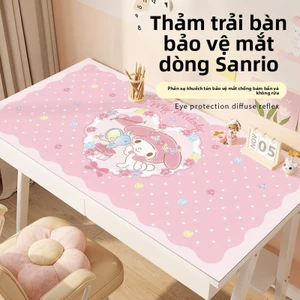 Thảm trải bàn chống dầu chống nước Sanrio | Bàn / Bàn ăn chuyên dụng | Kháng khuẩn Không mùi Dễ lau chùi | Che nắng Opaque | Cần thiết cho văn phòng tại nhà
