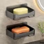 Kệ ABS đựng xà phòng gắn tường có khay thoát nước tiện dụng 13.3x8.3x4.1cm