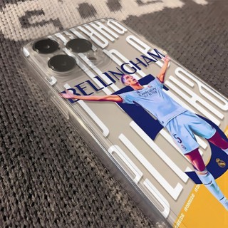 Ốp điện thoại Bellingham cho iPhone 11, / 16 12 / 13 / 14 / 15pro Max, cá tính sáng tạo thú vị. Vỏ trong suốt, chống thấm nước, chống sốc, vỏ bảo vệ