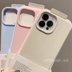 Ốp Điện Thoại Silicon Lỏng Bột Cát Cho iPhone 17ProMax 16 15 14 13 12 11ProMax Bảo Vệ Toàn Diện Chống Sốc Vỏ Mềm Bảo Vệ