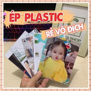In ảnh 20x30( Bằng khổ A4) ép plastic tràn viền